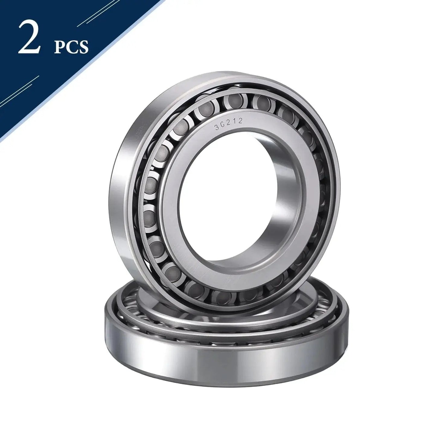 Two Pack 30212 Tapered Roller Bearing Cone And Cup Set 60 Mm Bore 110 Mm OD ABEC 3 Pre Lubed For Heavy Loads