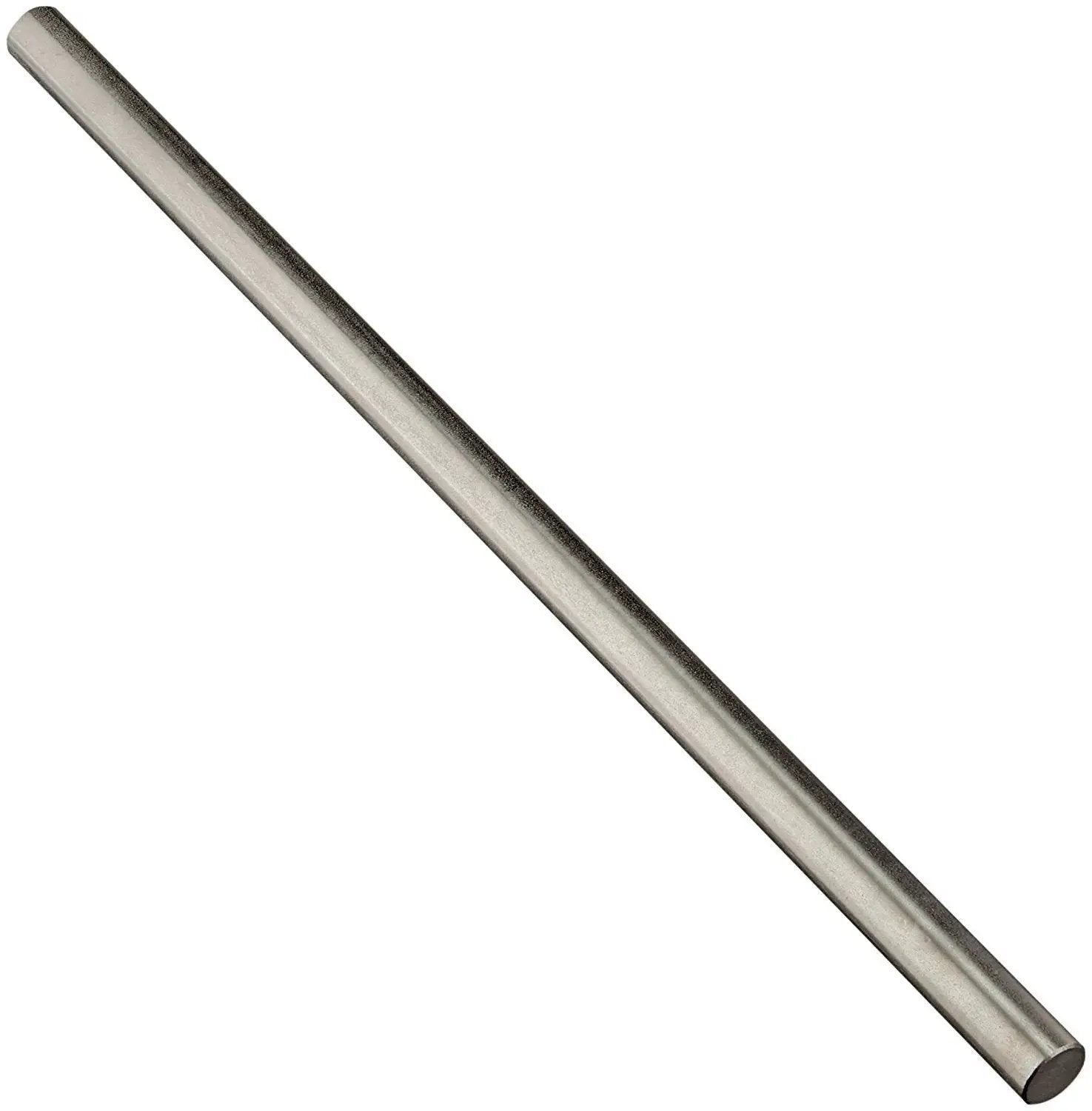 Round Stainless Steel Rod 303 Stainless Half Inch Diameter Twelve Inches Long For Construction Automotive DIY Projects Made In USA
