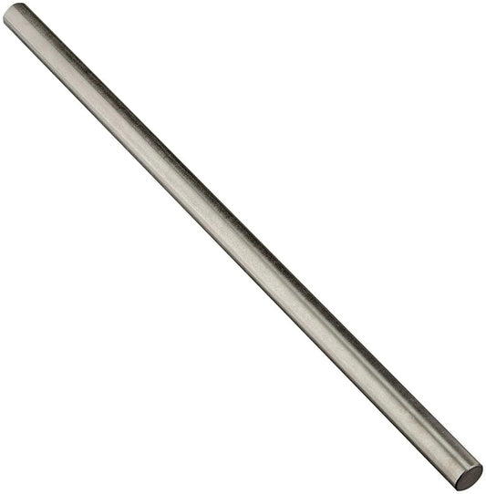 Round Stainless Steel Rod 303 Stainless Half Inch Diameter Twelve Inches Long For Construction Automotive DIY Projects Made In USA