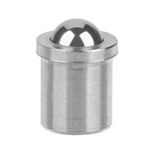 20pcs 4x5mm 304 Stainless Steel Ball Plunger Set, Spring Loaded Smooth Ball Detent Screws for Accurate Positioning, Pressure Control & Reliable Use in Mechanical Devices and Automatic Machines