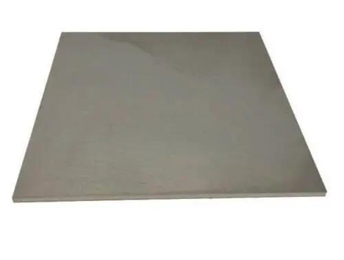 Three Sixteenth Inch Thick 6 By 12 Inch 304 Stainless Steel Plate 7 Gauge Laser Cut Grey For Welding Fabrication And Heavy Duty Metal Projects Suitable For Automotive Marine Architectural Work, front view