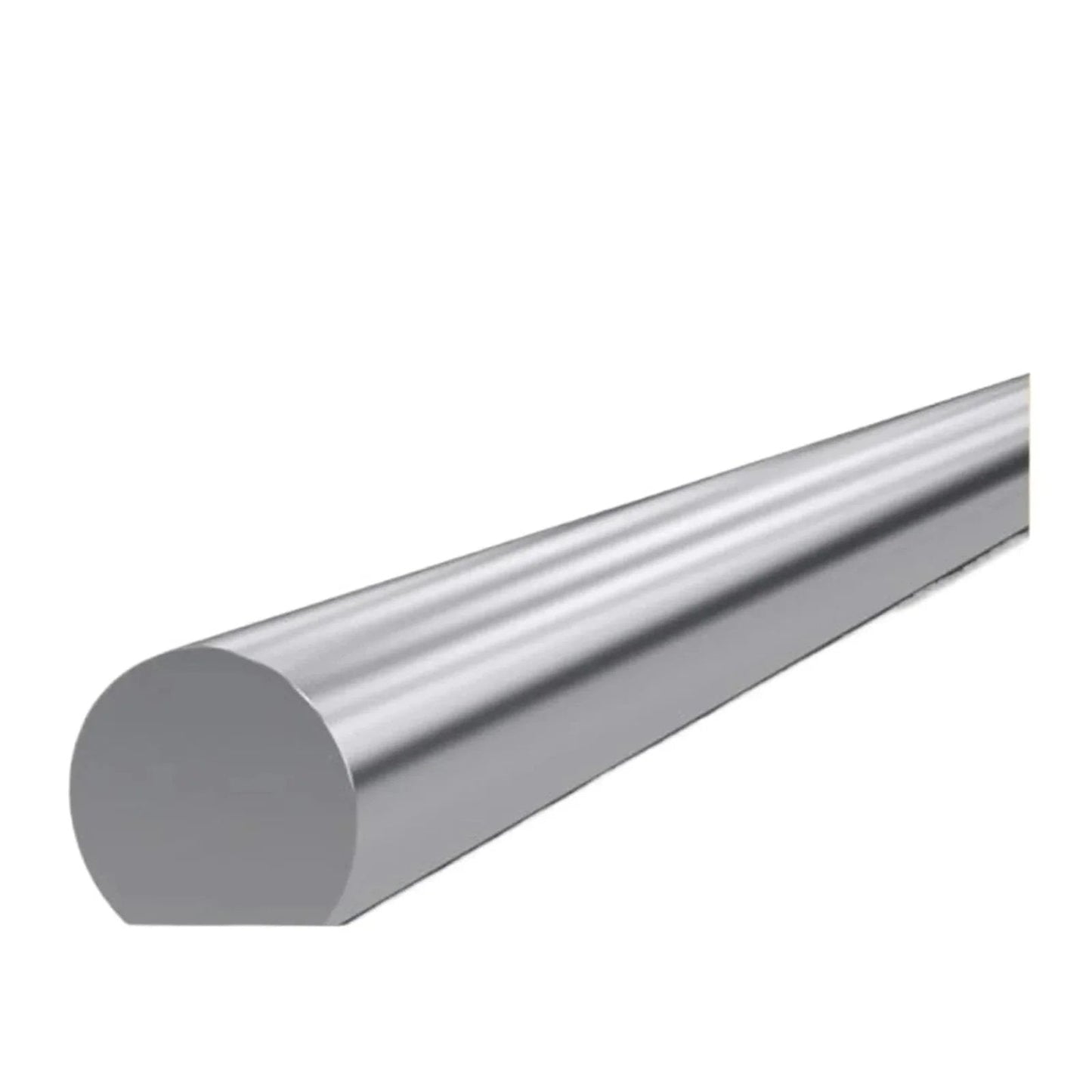 304 Stainless Steel Shaft Rod 8mm 10mm Linear Ground Bar for Milling Drilling and Turning close-up view