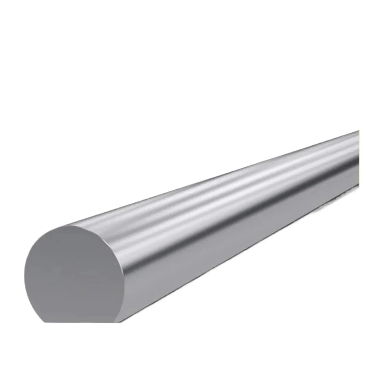 304 Stainless Steel Shaft Rod 8mm 10mm Linear Ground Bar for Milling Drilling and Turning close-up view
