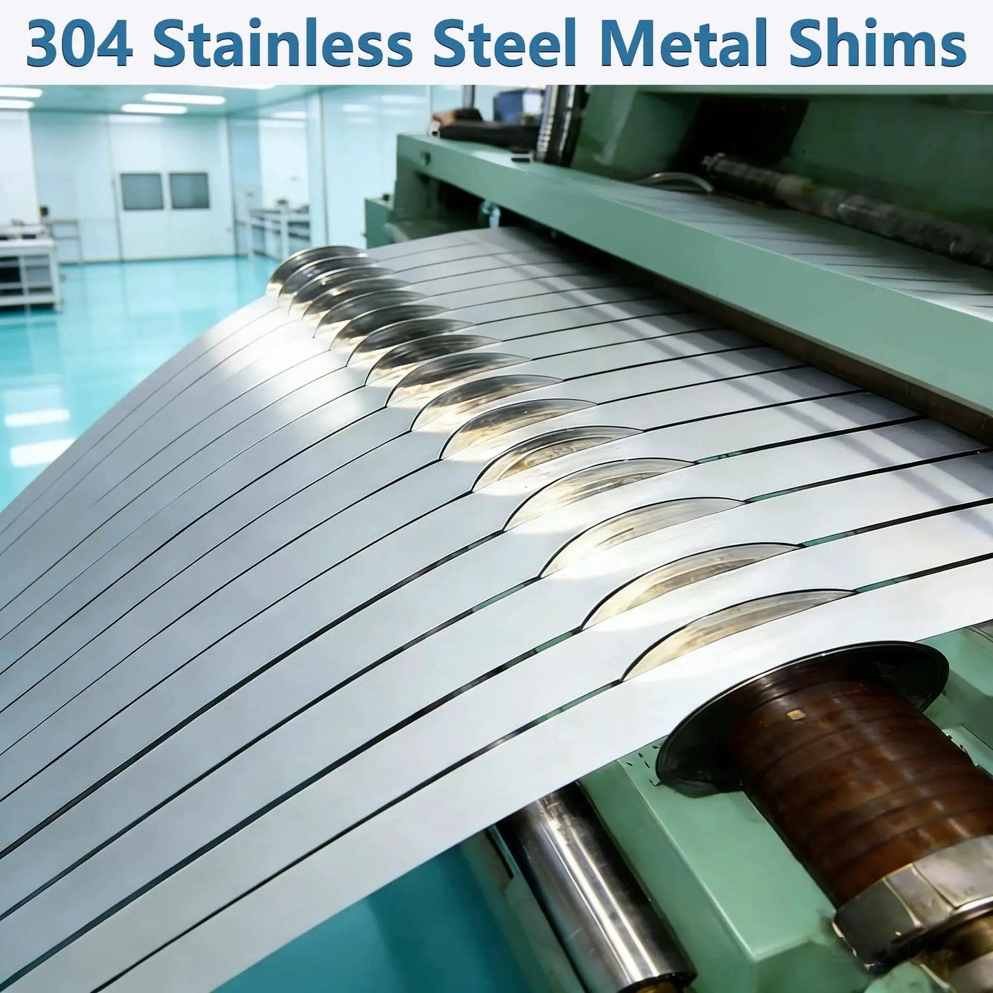 50 Piece Shim Stock Assortment 304 Stainless Steel Shims 2 Inch By 6 Inch For Precise Gaps And Leveling Ten Thicknesses from 0.0007 Inch