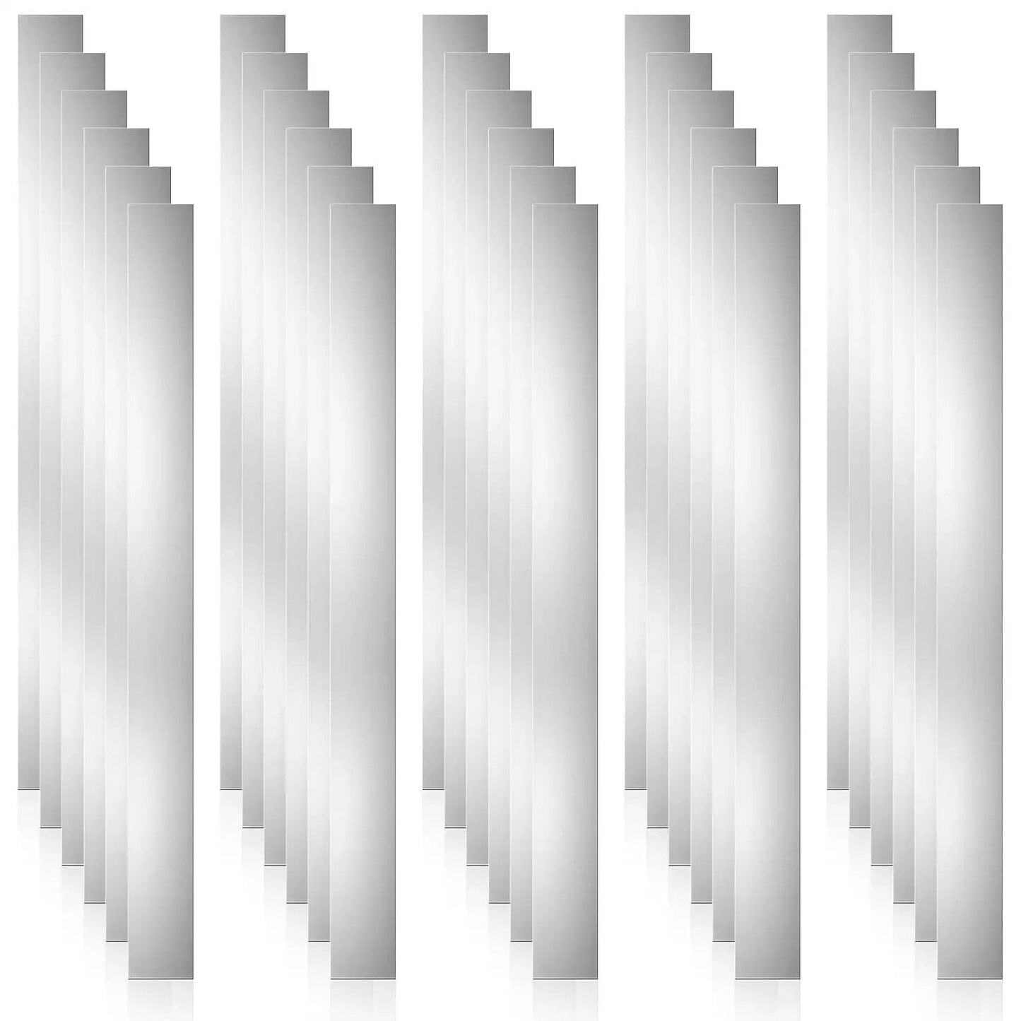 Pro Grade 30 Pcs 304 Stainless Steel Shim Stock Set 1 Inch Wide 12 Inch Long Assortment With Multi Thickness 0.001 To 0.01 Inches