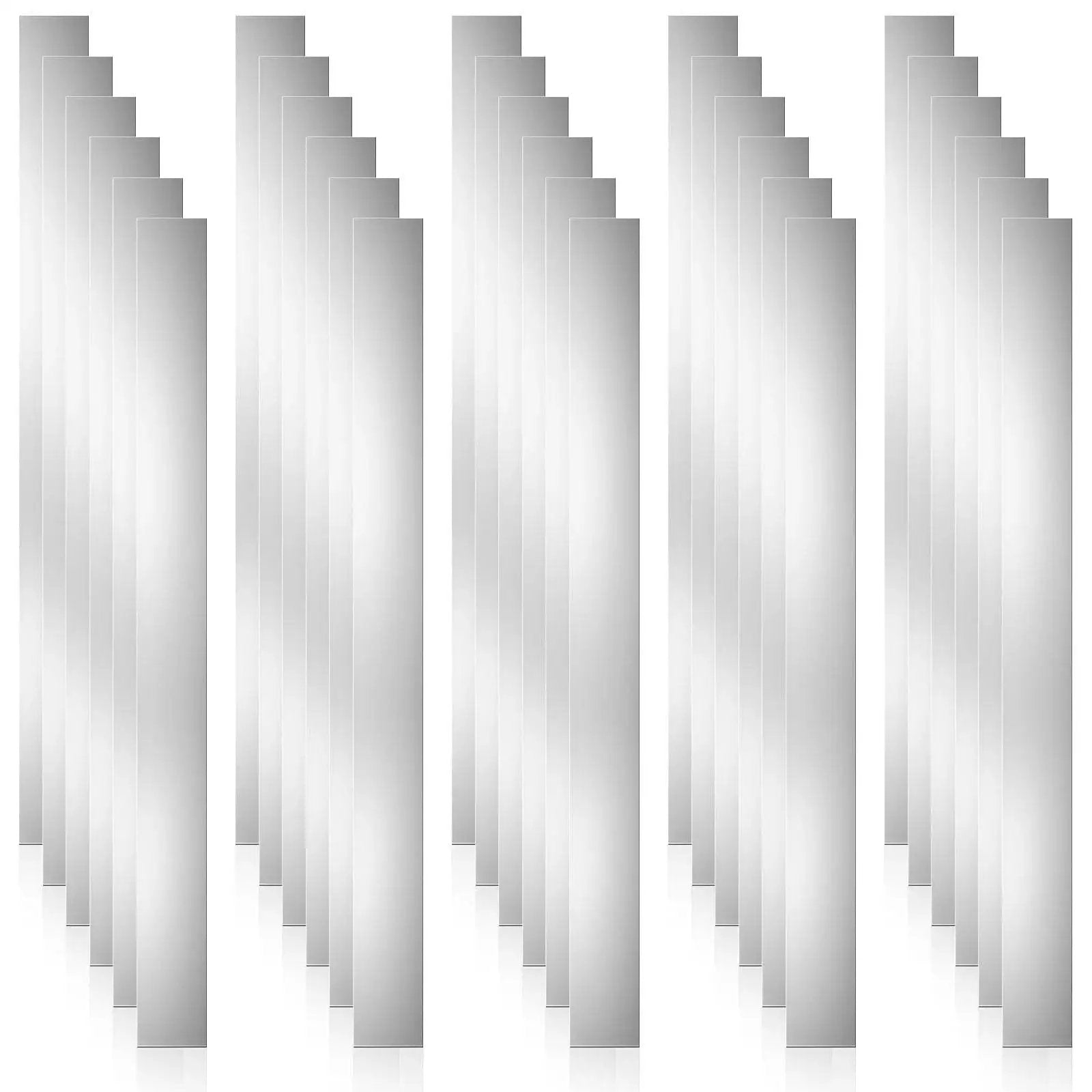 Pro Grade 30 Pcs 304 Stainless Steel Shim Stock Set 1 Inch Wide 12 Inch Long Assortment With Multi Thickness 0.001 To 0.01 Inches