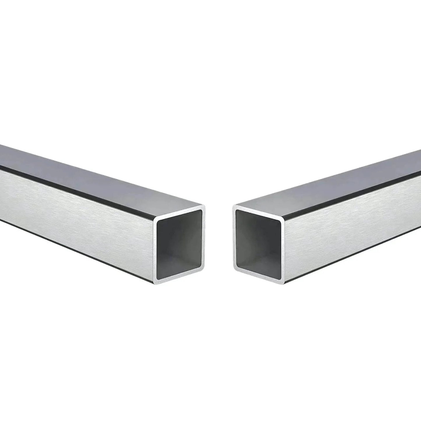 304 Grade Stainless Steel Square Tubing 30mm by 30mm by 1mm Thick 500mm Length Pack of 2 Polished Finish