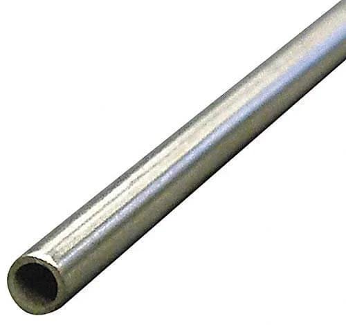 Close-up of One Quarter Inch Outer Diameter Seamless 304 Stainless Steel Tubing Six Foot Length For High Temperature Service