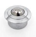308 lbs Heavy Duty 36mm Drop-in Ball Transfer Unit - Machined Steel