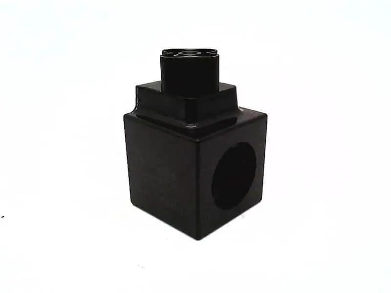 Black 110/120 VAC Solenoid Coil WE6 EW110K4 Hydraulic Valve, 50/60 Hz Replacement Assembly, AC Electromagnet Component