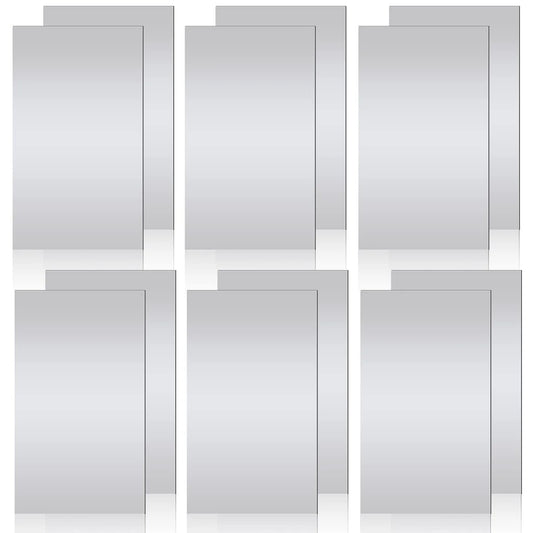 12 Piece 316 Stainless Steel Shim Stock Kit With Flat Sheets 6 By 12 Inch Thick Ranges From 0.001 To 0.005 Inch For DIYers Metalworking Kitchen Fixes And Crafty Upgrades