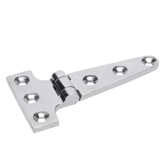 316 Stainless Steel T Hinge Resistance Mirror Polished Three Sizes For Cabinet Doors Garden Gates Boats And Yachts Durable Marine Grade