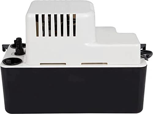 Automatic Condensate Removal Pump for HVAC Refrigeration and Dehumidifiers 115 Volt One Fiftieth HP 65 GPH Flow Vertical Switch