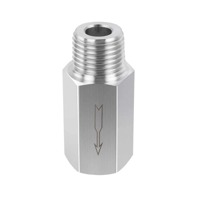 Stainless Steel 304 Check Valve 3/8 NPT Male X 3/8 NPT Female One Way Non Return Valve For water oil gas durable fitting