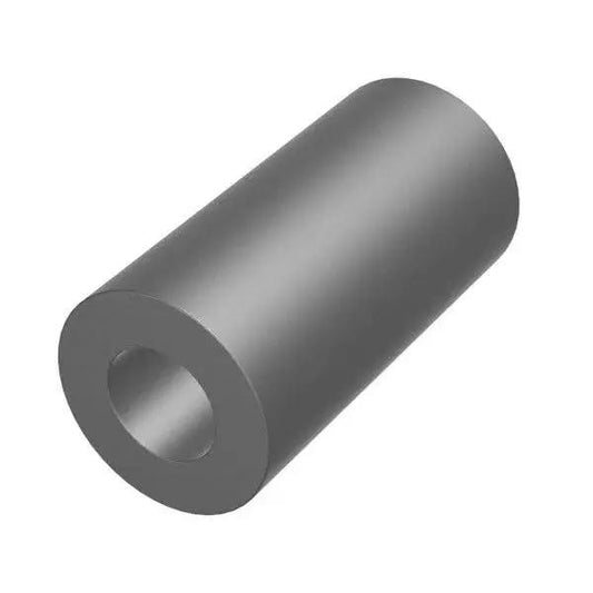 Steel Spacer 1 Inch OD x 1/2 Inch ID Round Unthreaded Standoff Bushing 2 Inch Length 5 Pack for 1/2 or M12 Bolts