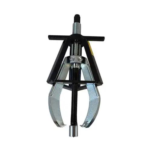 Three Jaw Manual Puller With 10 Ton Capacity And 6 Inch Reach For Bearing And Pulley Extraction, One Quarter Inch To Seven Inch Spread
