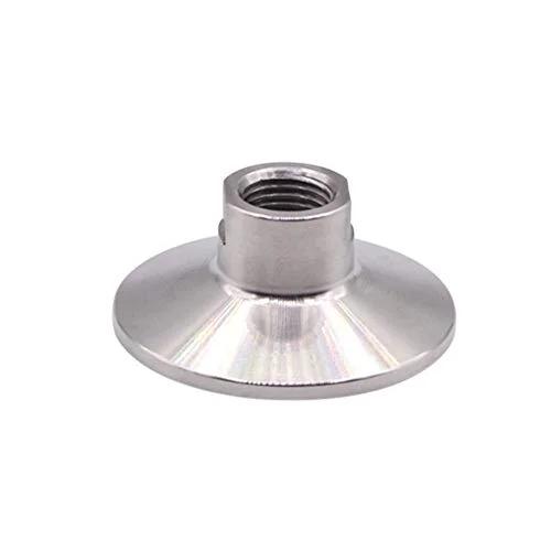1.5 Inch Sanitary Tri Clamp To One Quarter Inch NPT Female Fitting Stainless Steel 304 Food Grade Connector side view