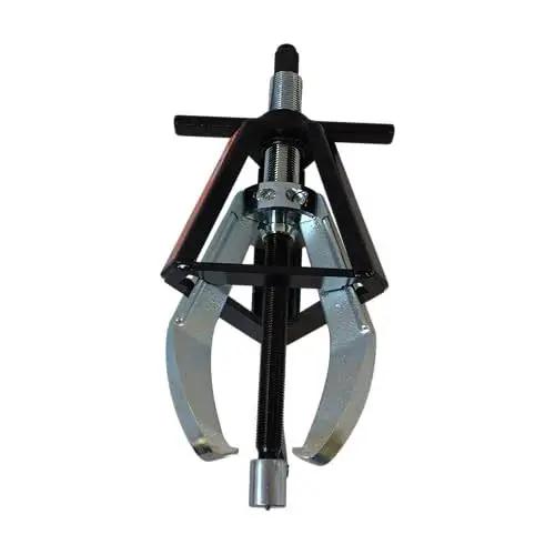Three Jaw Manual Puller With 10 Ton Capacity And 6 Inch Reach For Bearing And Pulley Extraction, One Quarter Inch To Seven Inch Spread
