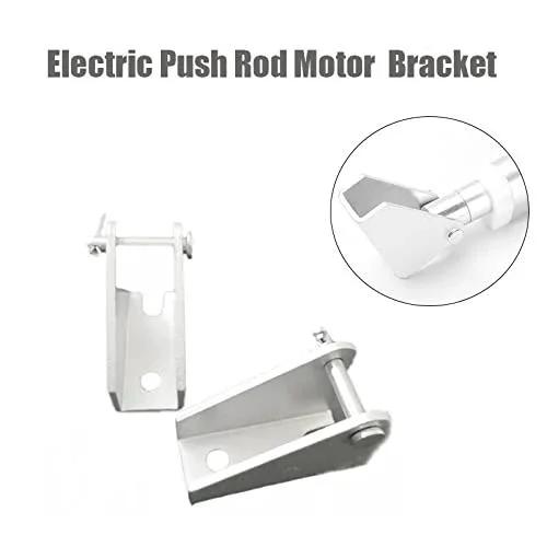 Heavy Duty Steel Mounting Brackets For Linear Actuators 2 Pack Silver And Black Built Tough To Withstand Side Forces Easy Install