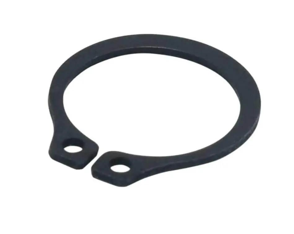Durable Spring Steel External Snap Ring Set With Black Oxide Finish for Quarter Inch Shafts Ten Pack Built Tough Heavy Duty Retaining Ring
