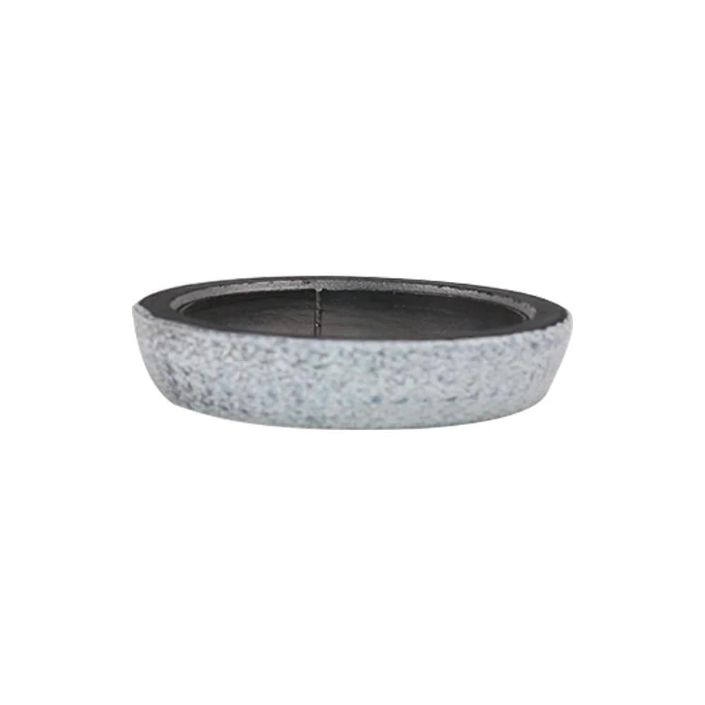 Graphite 2.0 inch exhaust donut gasket for universal cars, heat-resistant seal, 51mm inner diameter, side view.