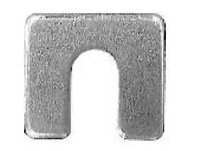 Pro Grade Automotive Shim Pack One And One Quarter Inch By One And One Eighth Inch By One Eighth Inch With Three Eighths Inch Slot Zinc Pack Of One Hundred For Body Shops And Auto Repair Auveco 3156 single shim image