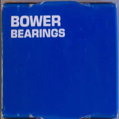 Blue box packaging for Bower Bearings, containing HH506310 Tapered Roller Bearing Cup, Single Replacement Cone for Trailer Hubs, Axles and Differentials