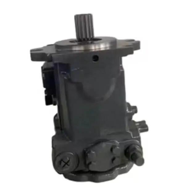 Front view of Single hydraulic piston pump A4VG90DA2D2/32R-NSF02F021DC-S with OEM-fit service exchange for industrial use.