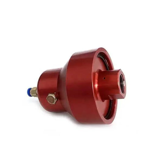 Waterjet Dump Valve AS JOD100 Air Actuator Spare Parts for Water Jet Cutting Machine, side view, red metal component