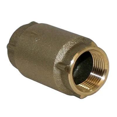 1 Inch No Lead Brass Check Valve 700 Series Backflow Preventer For Plumbing IAPMO Certified 1 Inch Female NPT Durable Heavy Duty Flow Control CVNL100 Merrill Mfg