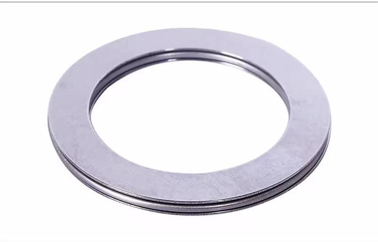 Side view of Three Pack AXK2542 2AS Thrust Needle Roller Bearings With Washers, 25mm Bore, 42mm OD, GCr96 Bearing Steel