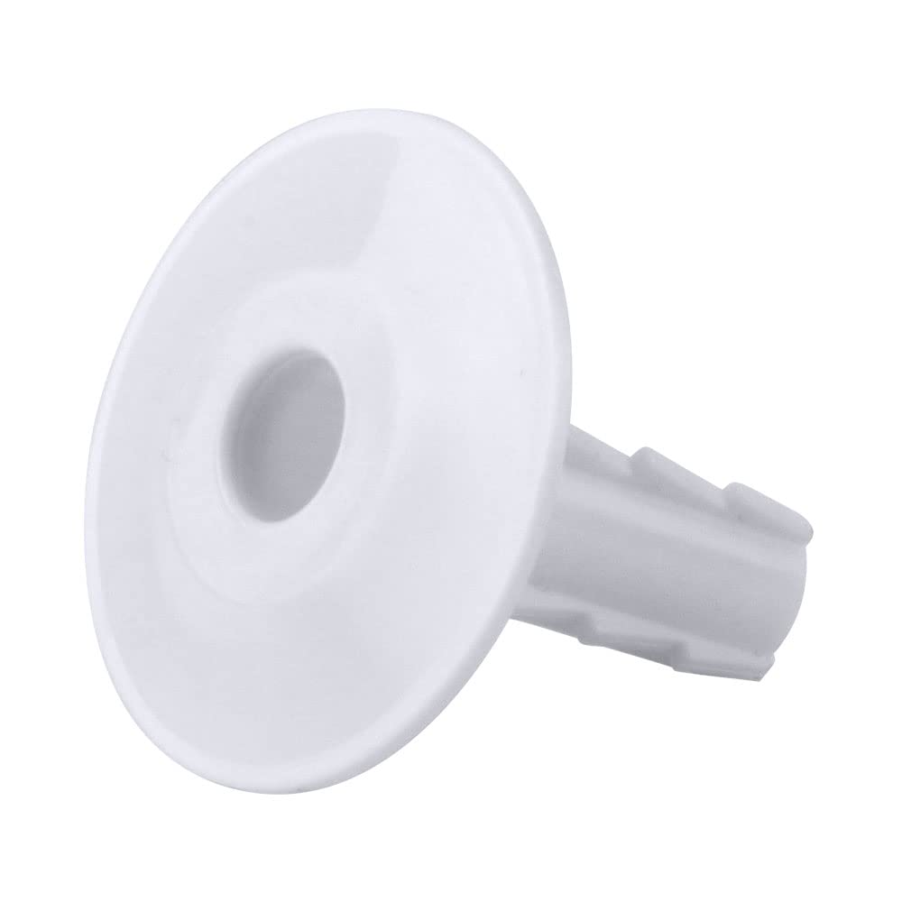 Single Feed-Through Cable Bushings White 100 Pack For Low-Voltage Wall Installations ABS Weatherproof And Varmit-Proof Protection