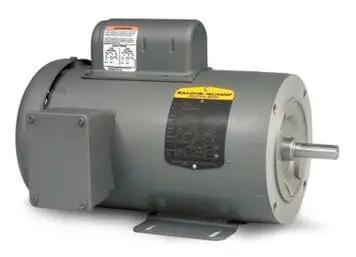 Single-phase electric motor CL3504 replacement, 1 unit industrial AC induction for pumps fans compressors, shown with sealed ball bearing shaft.