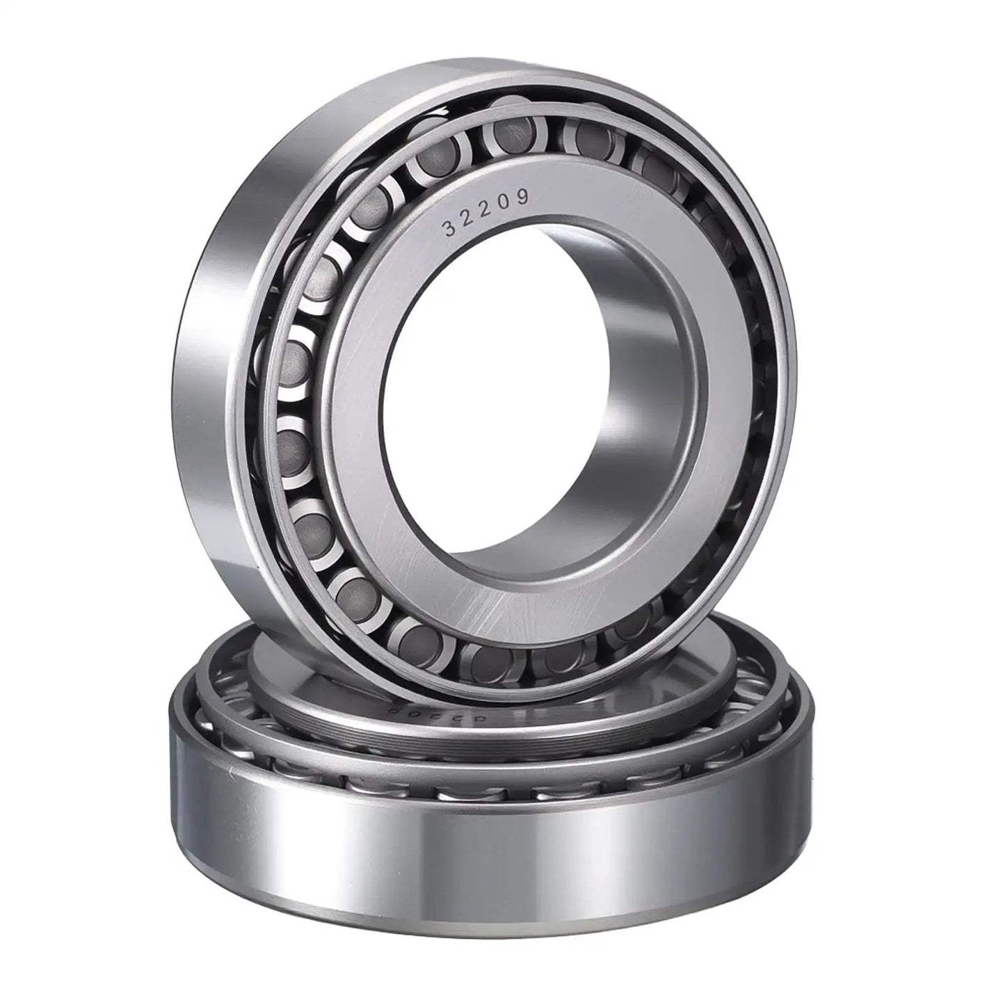 Two Pack 32209 Tapered Roller Bearing Cone And Cup in chrome steel GCr15, 45 mm bore, 85 mm outer diameter, ABEC3