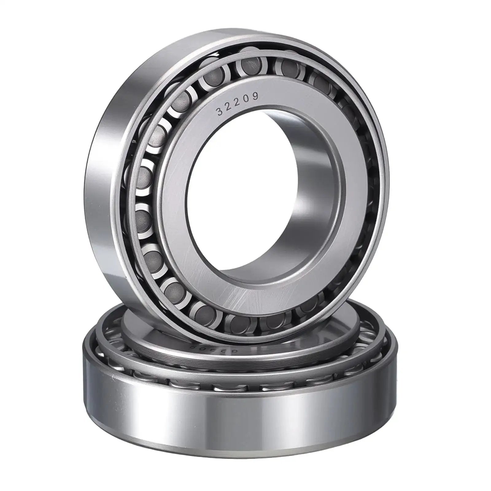 Two Pack 32209 Tapered Roller Bearing Cone And Cup in chrome steel GCr15, 45 mm bore, 85 mm outer diameter, ABEC3
