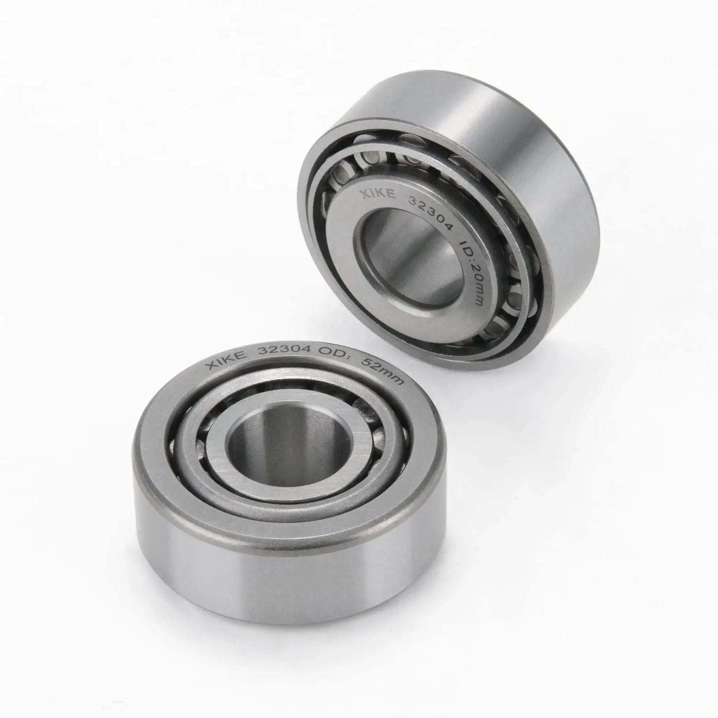 2 Pcs 32304 Tapered Roller Bearings Cone And Cup Set 20x52x22.25mm For DIY ATV Auto Truck Trailer Wheels Transmission Engine And Industrial Engineering Agriculture Garden Machinery Reducer Heavy Duty Chrome Steel Bearings Built To Last