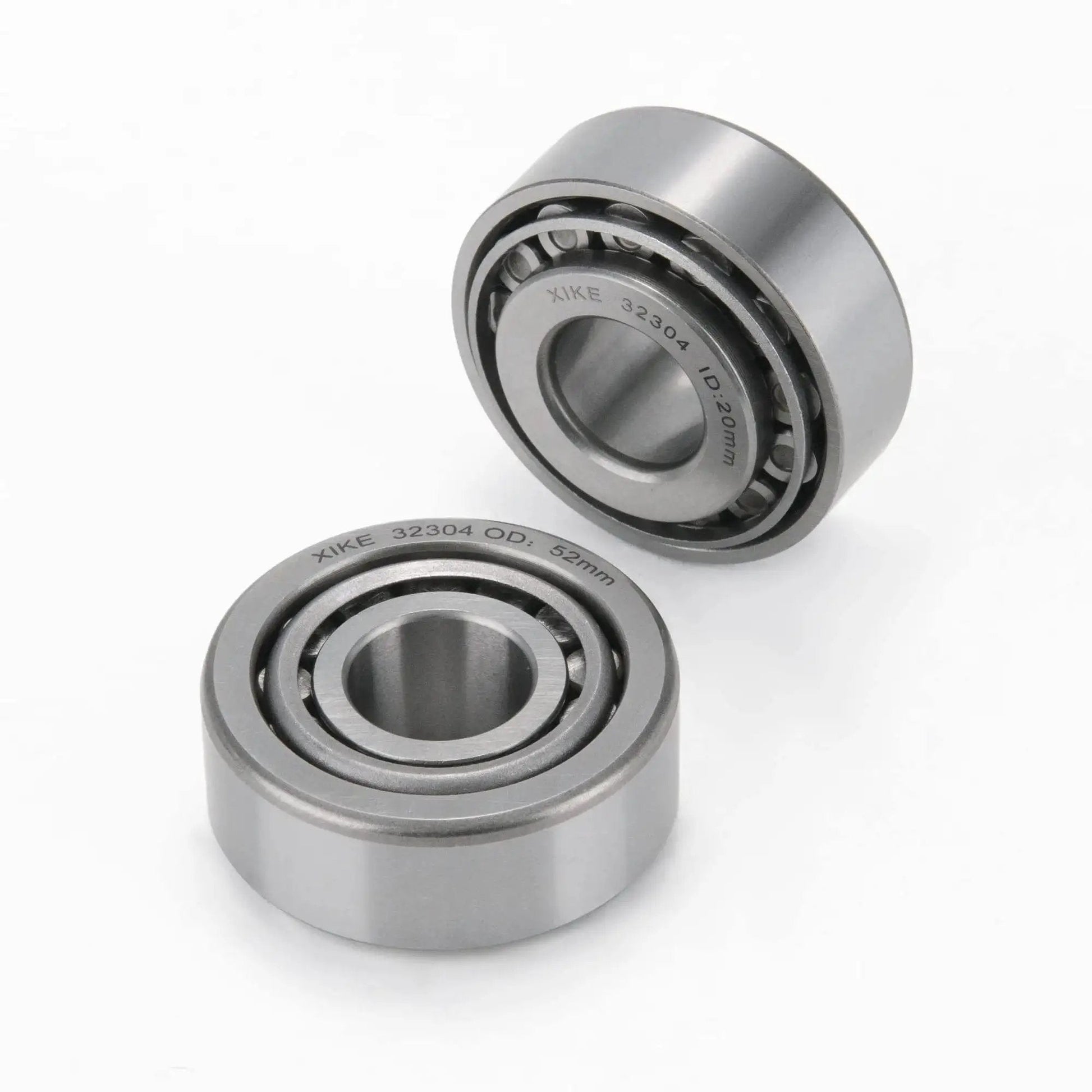 2 Pcs 32304 Tapered Roller Bearings Cone And Cup Set 20x52x22.25mm For DIY ATV Auto Truck Trailer Wheels Transmission Engine And Industrial Engineering Agriculture Garden Machinery Reducer Heavy Duty Chrome Steel Bearings Built To Last