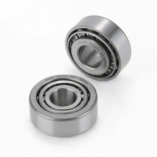 2 Pcs 32304 Tapered Roller Bearings Cone And Cup Set 20x52x22.25mm For DIY ATV Auto Truck Trailer Wheels Transmission Engine And Industrial Engineering Agriculture Garden Machinery Reducer Heavy Duty Chrome Steel Bearings Built To Last