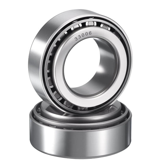 2 Pack 33006 Tapered Roller Bearing Cone and Cup Set, 30mm Bore 55mm OD 20mm Cup Width, Chrome Steel Taper Bearings Set, ABEC-3