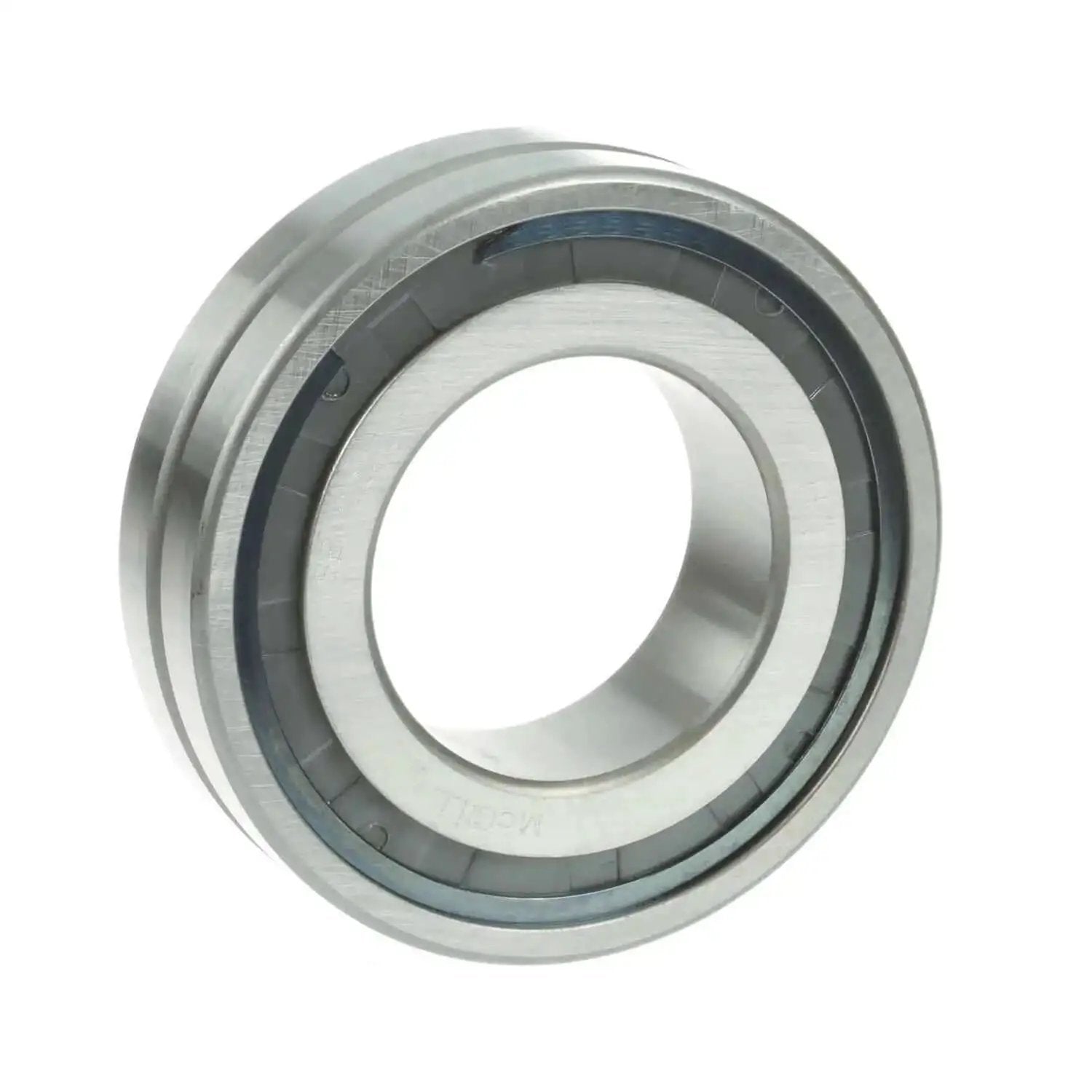 Premium McGill spherical roller bearing with 45mm straight bore, 85mm outer diameter, 23mm width, steel cage, dual seals shown