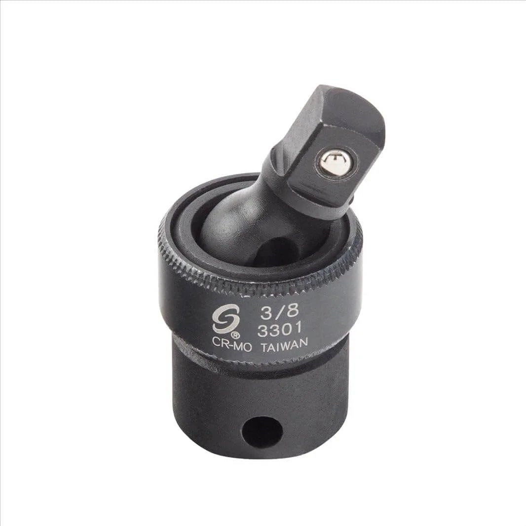 3/8 Inch Drive Impact Universal Joint Cr Mo Steel Flexible Adapter front view