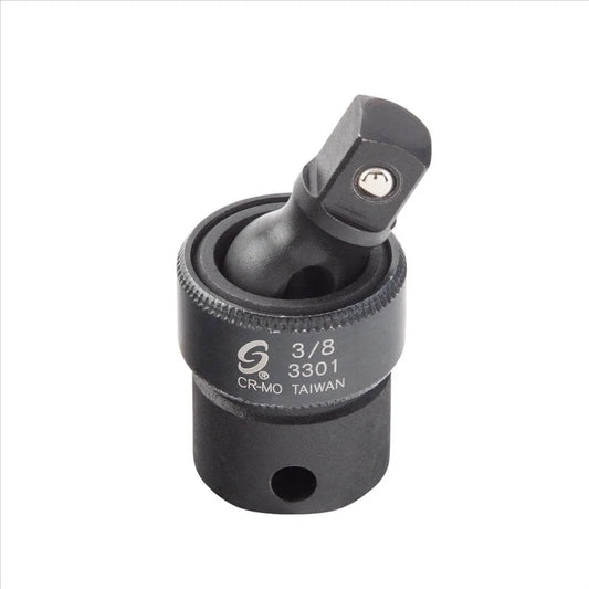 3/8 Inch Drive Impact Universal Joint Cr Mo Steel Flexible Adapter front view