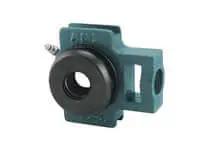 UCT206C Single 30mm Set Screw Take-Up Unit, Cast Iron T206N Housing, Pressed Steel Cover, Sealed Ball Bearing Insert