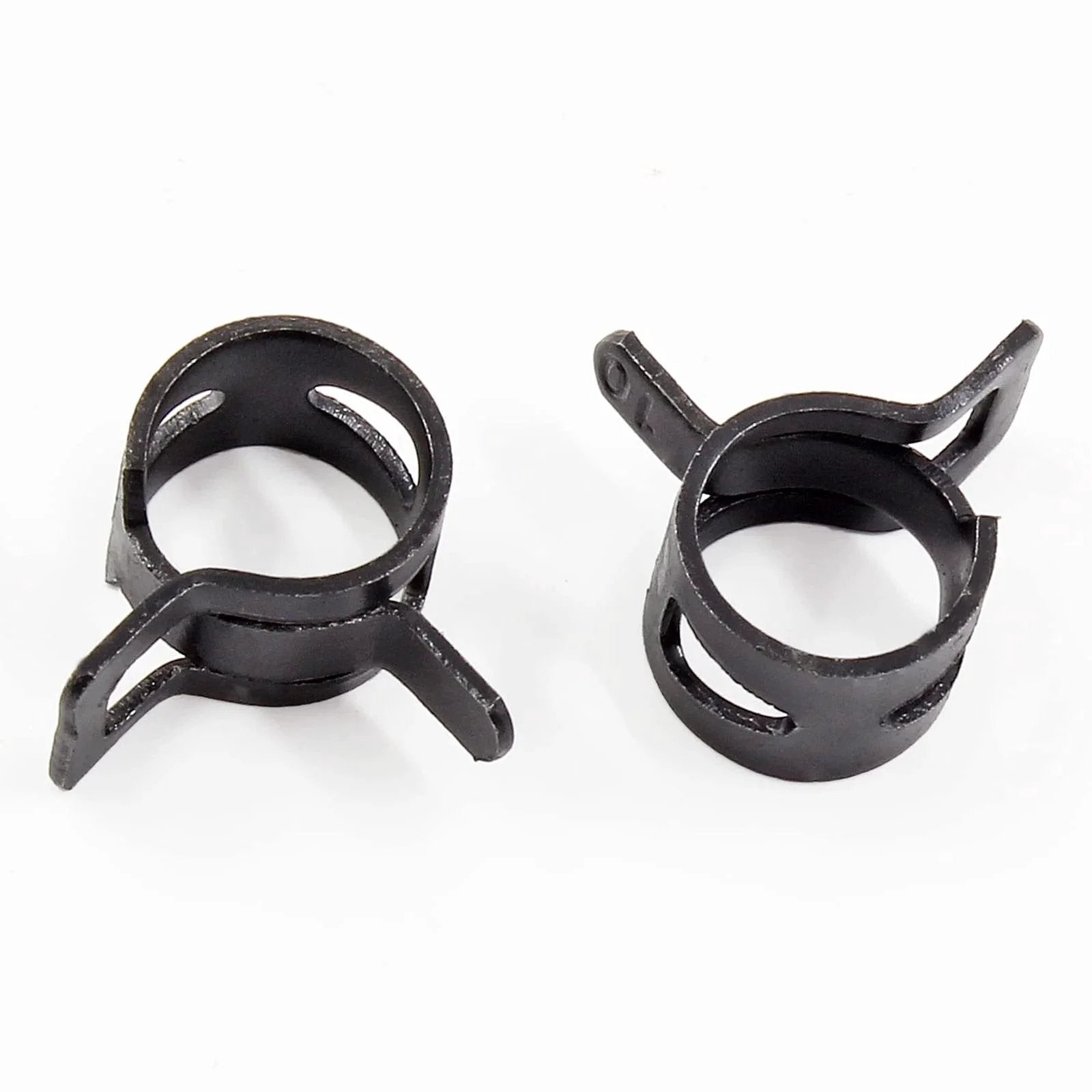 Fifty Pcs Three Eighths Inch Spring Band Hose Clamps 10mm Inner Diameter Fits 10.5 To 11.2mm Hose Outer Diameter 65Mn Manganese Steel