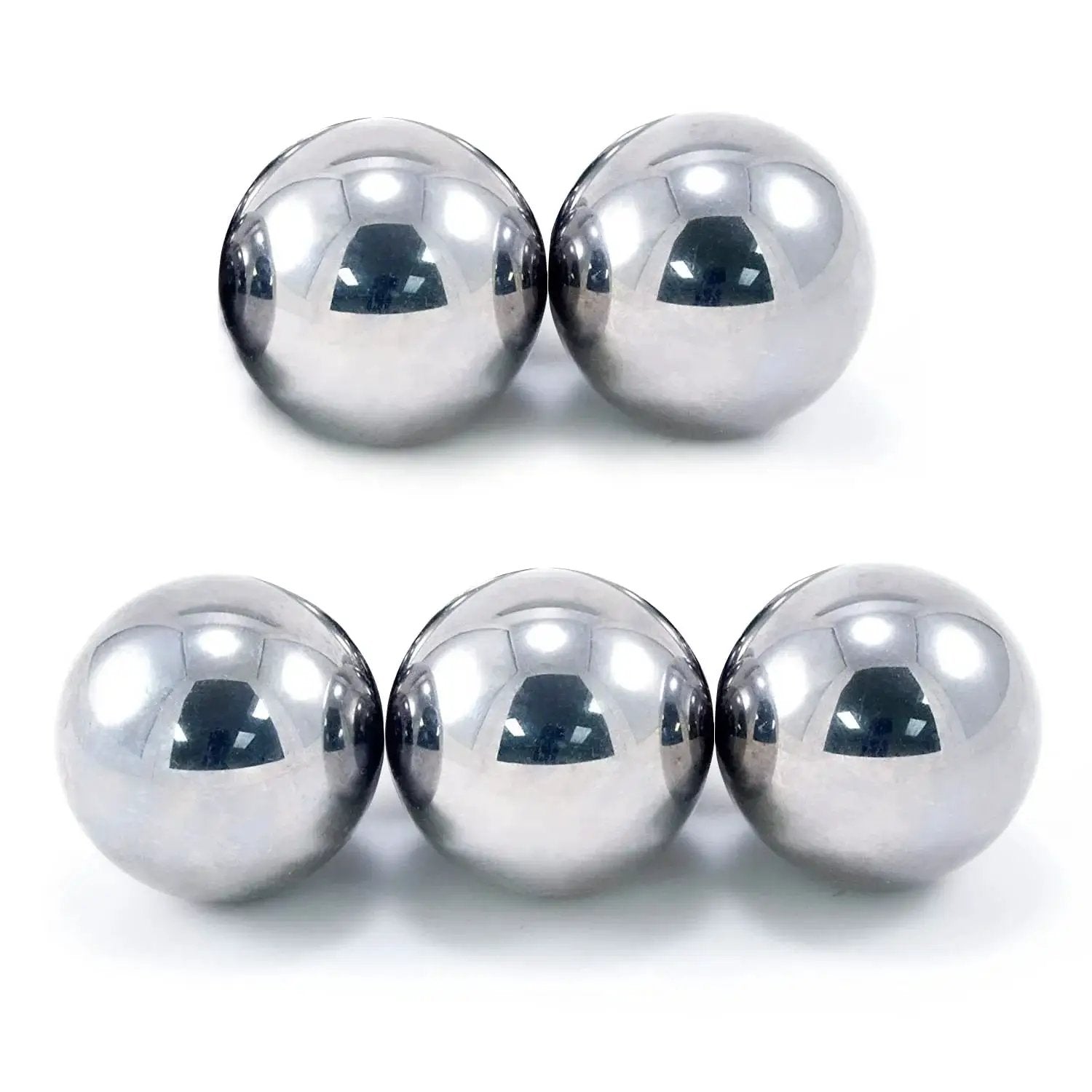 Set of five 38mm G25 steel bearing balls for bike hubs, 1.5 Inch Bearing Balls Set Five Pieces 38mm G25 Steel Precision Balls For Bike Bearings