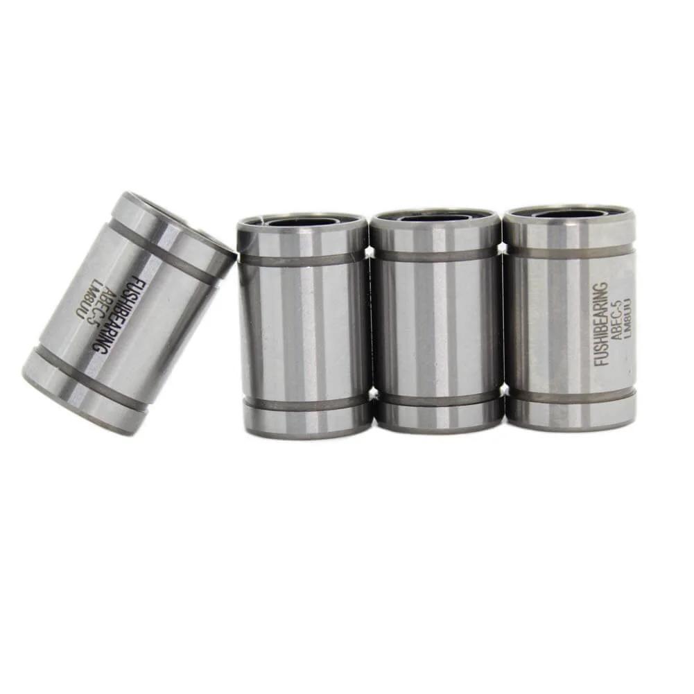 3d printer cnc parts linear bearings set for jgaurora a5/a5s/a1/a3s lm08uu bearing pack of 4pcs (lm8uu(8x15x24)) built for smooth motion, steady alignment, and clean installs for CNC, automation, and replacement jobs, 4-pack with dependable