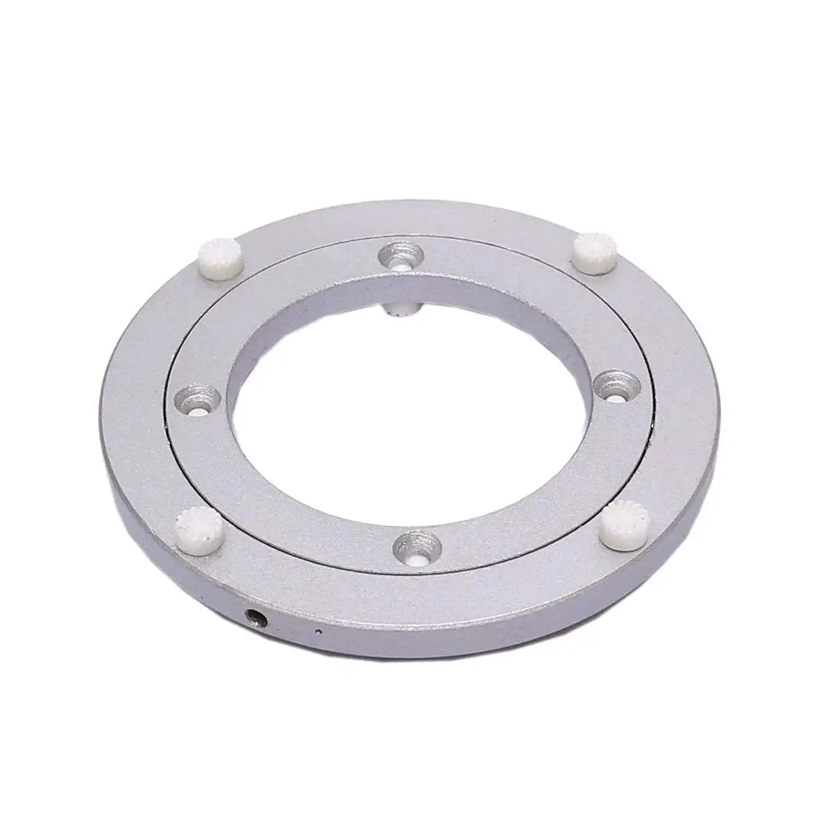 4.5 Inch Lazy Susan Bearing Turntable Bearing with heavy duty aluminum alloy for quiet smooth rotation, ideal for home organization