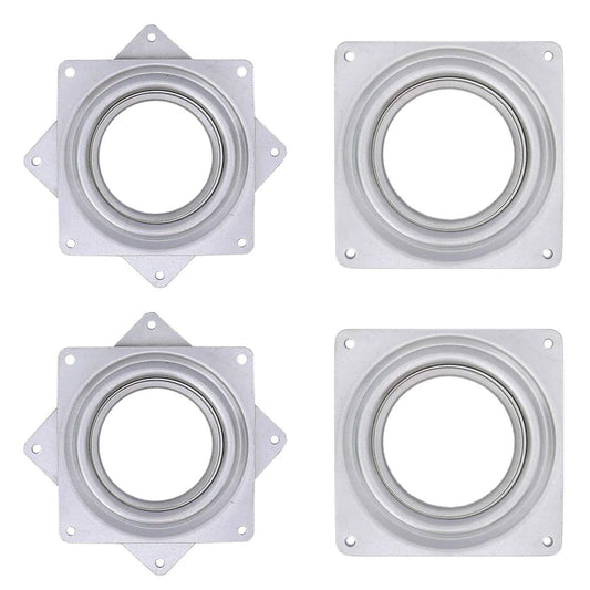 4 Inch Lazy Susan Bearing Turntable Bearing Set Of 4 Quiet Smooth Ball Bearing For Kitchen Cabinets Shelves Living Room Swivel Chairs And Display Racks Ideal For Under Cabinet Organizers And Rotating Storage Solutions