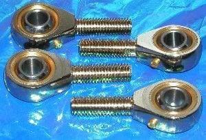 4 Male Rod End 12mm POS12 2 Right & 2 Left Hand Bearing