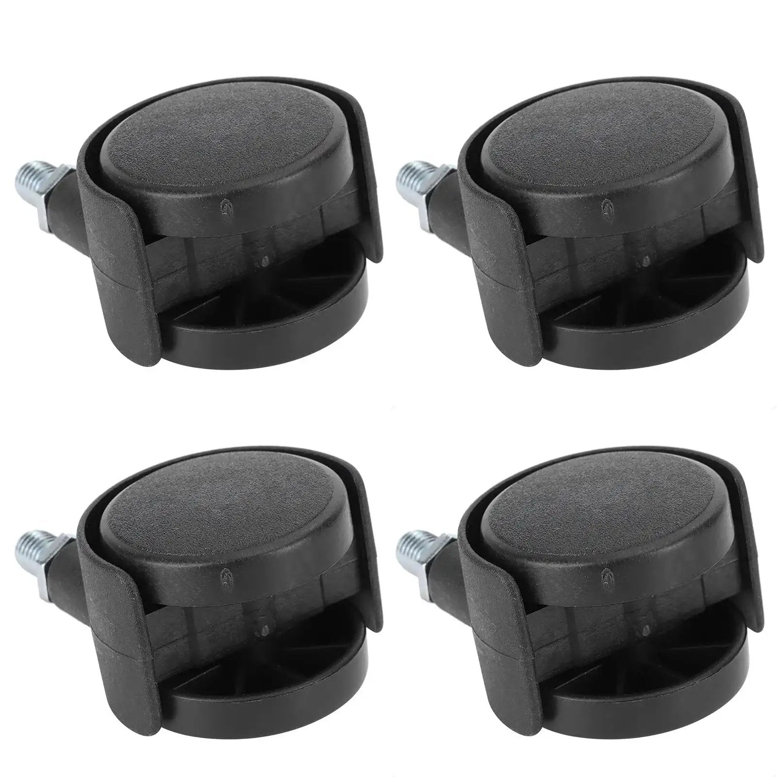 Image of 4 Pack Cabinet Casters 1.5 Inch 360 Degree Rotatable Replacement Wheels Universal Plastic Wheel For Cabinets Chairs